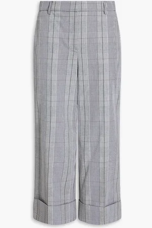 Thom Browne Cropped Hose mit geradem Bein mit Glencheck-Muster - - IT 42