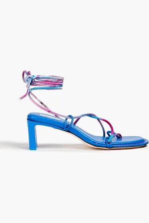 Miista Alberta Sandalen aus Leder - Blau - EU 37