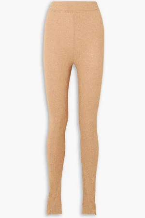 Alix NYC Carlisle eng geschnittene Hose aus geripptem Stretch-Jersey - Neutral - L