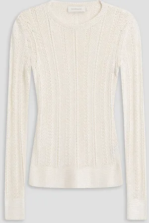 ZIMMERMANN Strickpullover in Häkeloptik - Weiß - 2