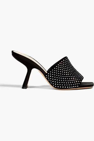 Nicholas Kirkwood Alba 90 Mules aus Veloursleder mit Pailletten - - EU 36