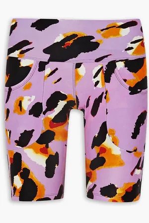 Twin Fantasy Stretch-Shorts mit Animal-Print - Lila - XS