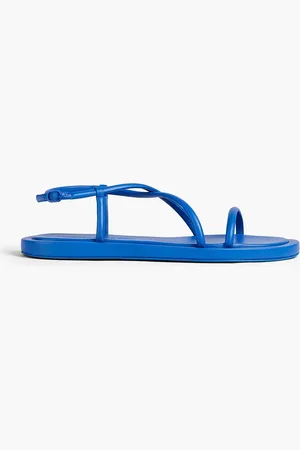 Alexander McQueen Sandalen aus Leder - Blau - EU 36