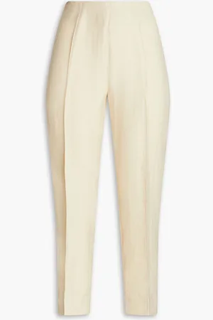 GENTRYPORTOFINO Hose mit schmalem Bein aus Webstoff - Weiß - IT 46