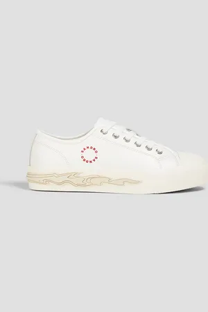 Sandro Sneakers aus Leder mit Logoprint - - EU 36
