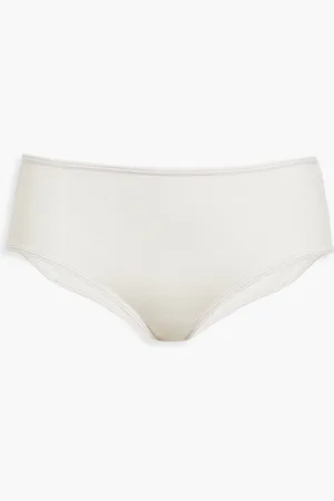 ZIMMERMANN Halbhohes Höschen aus Stretch-Baumwoll-Jersey mit Print - Blau - M/L
