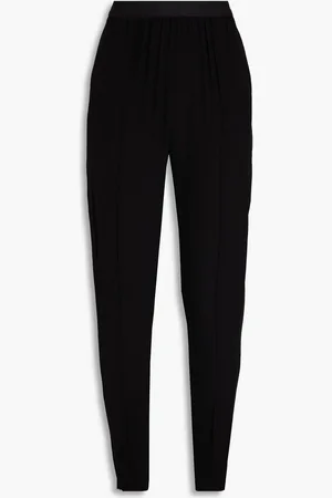 Maison Margiela Hose mit schmalem Bein aus Cady mit Satinbesatz - - IT 42