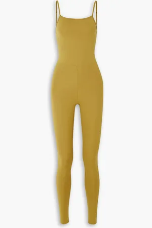 GIRLFRIEND COLLECTIVE Jumpsuit aus Stretch-Material mit recycelten Fasern - Gelb - XXS