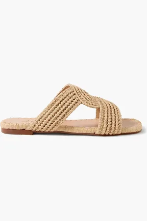 Castaner Prado Pantoletten aus Raffiabast - Neutral - EU 35