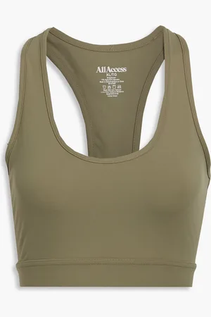 All Access Sport-BH aus Stretch-Material - Grün - XXS