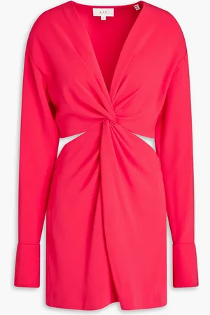 A.L.C. Zoey Minikleid aus Crêpe mit Cut-outs - Orange - US 10