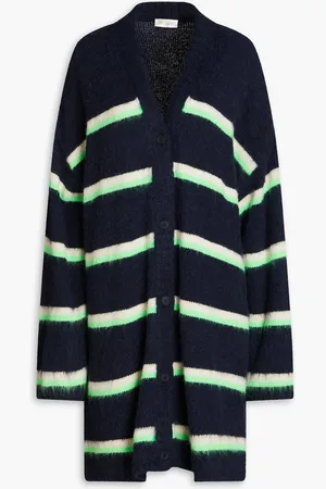 STINE GOYA Anisha Oversized-Strickcardigan - Blau - S