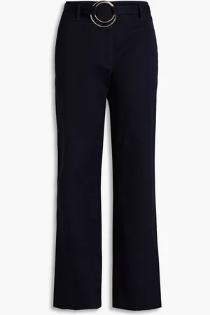 Tory Burch Hose mit geradem Bein aus Baumwoll-Gabardine - Blau - US 4