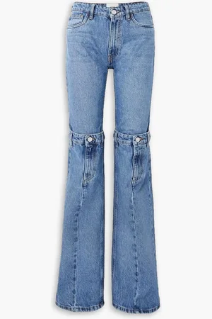 COPERNI Paneled mid-rise straight-leg jeans - Blau - L
