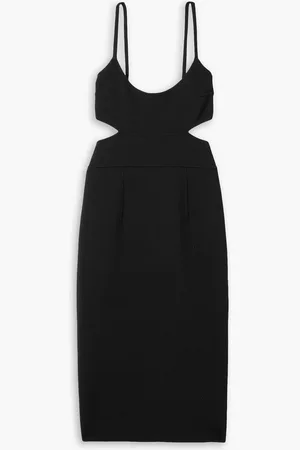 Michael Kors Midikleid aus einer Wollmischung mit Cut-outs - - US 14