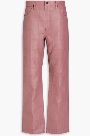 Acne Studios Lederhose - Pink - IT 50