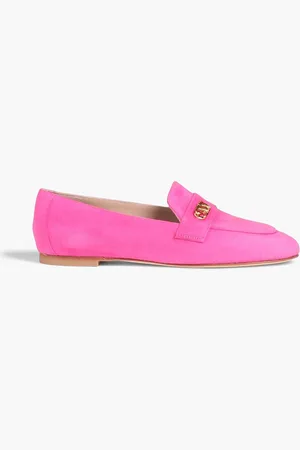 Stuart Weitzman Payson Loafers aus Veloursleder - Pink - EU 35