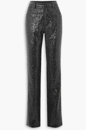 ROTATE Rottan halbhohe Jeans mit geradem Bein und Pailletten - - 27