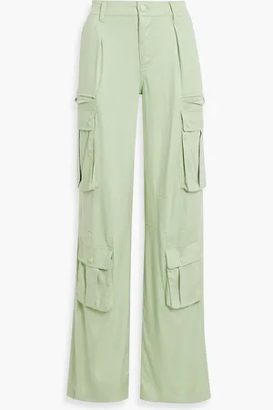 ALICE+OLIVIA Alice Olivia - Joette Cargohose aus einer Lyocellmischung - Grün - US 10