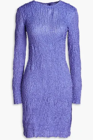 Samsøe Samsøe Minikleid aus Satin mit Raffung - - S