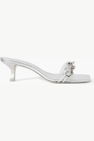 Cult Gaia Lynn Mules aus PVC mit Verzierung - Metallic - EU 35