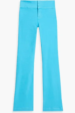 ALICE+OLIVIA Alice Olivia - Olivia halbhohe Schlagjeans - Blau - 26