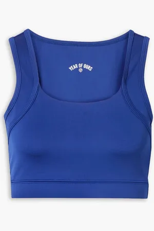 YEAR OF OURS Form Sport-BH aus recyceltem Stretch-Material - Blau - XS
