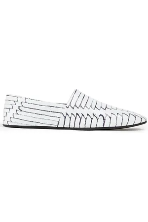 Maison Margiela Loafers aus bedrucktem Leder mit einklappbarer Fersenpartie - - EU 35