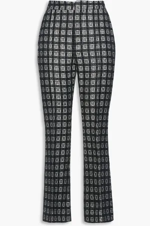 Marni Schlaghose aus Jacquard - Grau - IT 40