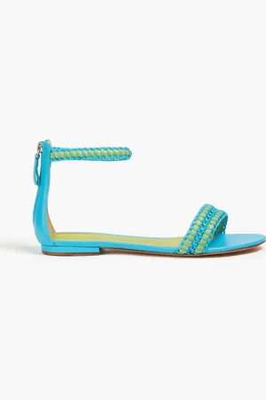 ALEXANDRE BIRMAN Emmy zweifarbige Sandalen aus Leder - Blau - EU 37.5