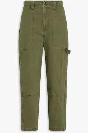 ALEX MILL Phoebe hoch sitzende Karottenjeans - Grün - 25