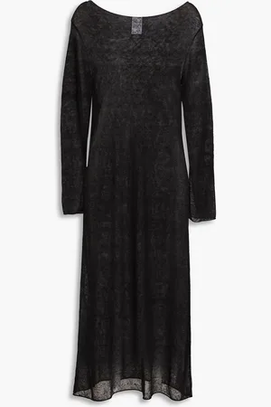 James Perse Midikleid aus einer Leinenmischung - - 1