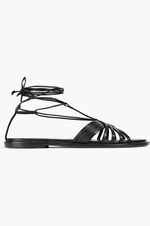 ZIMMERMANN Sandalen aus Leder mit Schnürung - - EU 38
