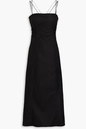 Frame Midikleid aus Popeline aus einer Baumwollmischung mit Cut-outs - - S