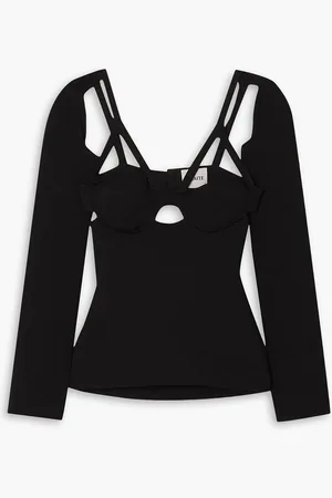 Khaite Roza Pullover aus Stretch-Strick mit Cut-outs - - XS
