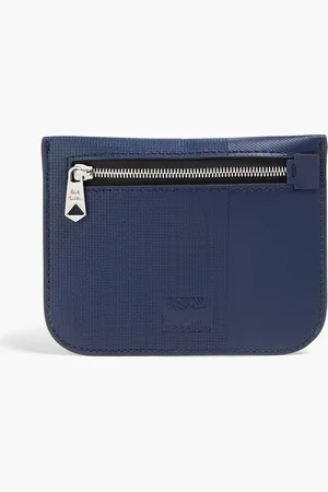 Paul Smith Kartenetui aus strukturiertem Leder - Blau - OneSize