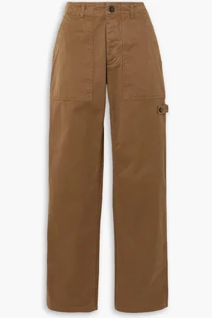 FORTELA Jerry Hose mit geradem Bein aus Baumwolle - Braun - 28