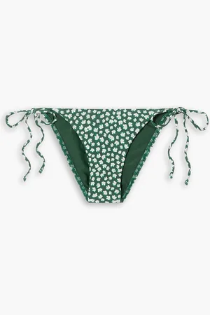 MATTEAU The String Bikini-Höschen mit Blumenprint - Grün - 5