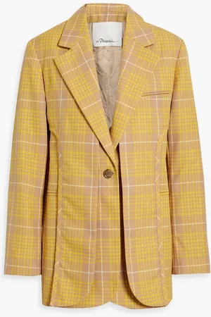 3.1 Phillip Lim Mehrlagiger Blazer aus Twill mit Karomuster - - US 2