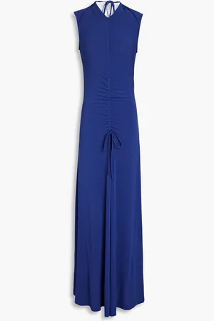 Paul Smith Gerafftes Maxikleid aus Jersey - Blau - S