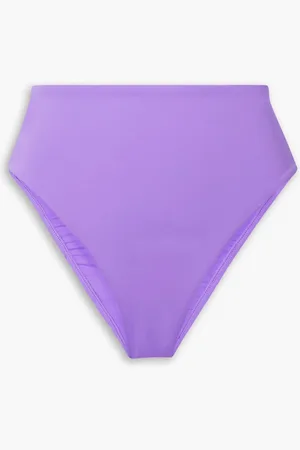 Bondi Born Poppy hoch sitzendes Bikini-Höschen - Lila - XS