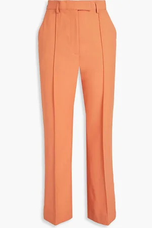Acne Studios Patrina karierte Kick-flare-Hose aus Webstoff - Orange - DE 40
