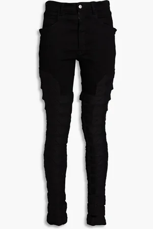 Rick Owens Hoch sitzende Skinny Jeans mit Cut-outs - - 27