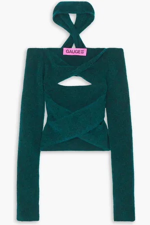 GAUGE81 Elim Strickpullover mit Cut-outs - Blau - XL