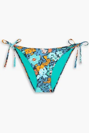 Paul Smith Tief sitzendes Bikini-Höschen mit floralem Print - Blau - XL