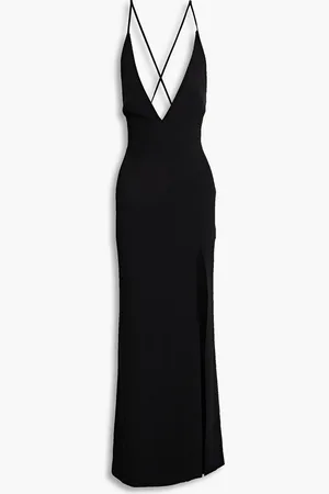 Nicholas Maxikleid aus Crêpe - - US 8