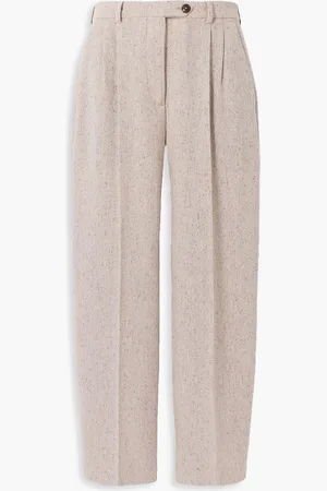FORTELA Josephine Hose mit geradem Bein aus einer Wollmischung mit Bundfalten - - IT 40