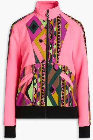 Puccini Sweatshirt aus Crêpe mit Print - Pink - IT 44