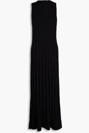 3.1 Phillip Lim Maxikleid aus einer gerippten Woll-Baumwollmischung - - XS