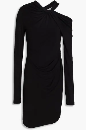 Helmut Lang Drapiertes Minikleid aus Jersey mit Twist-Detail an der Vorderseite - - XS